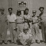 George and friends in the army, 1949